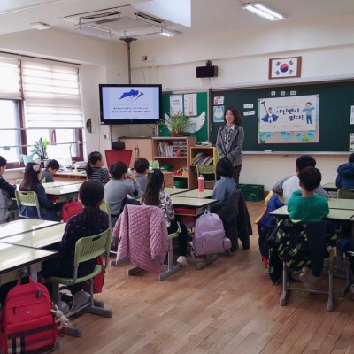 서울 한산초등학교에 샤인맨에 떴어요!